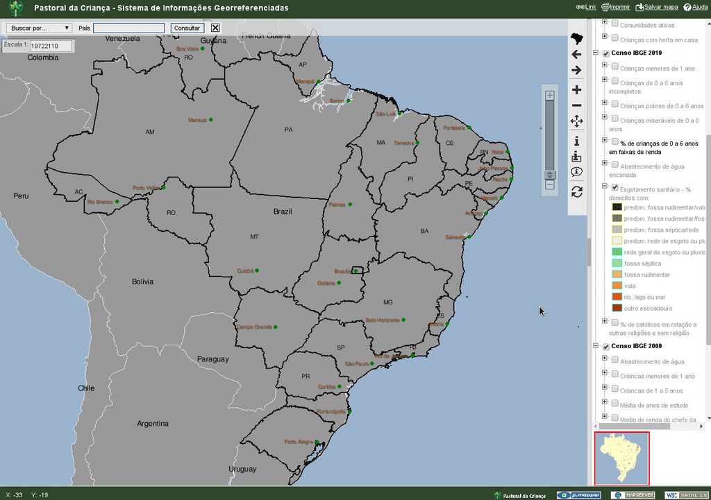 mapa saneamento