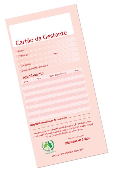 Cartão da gestante